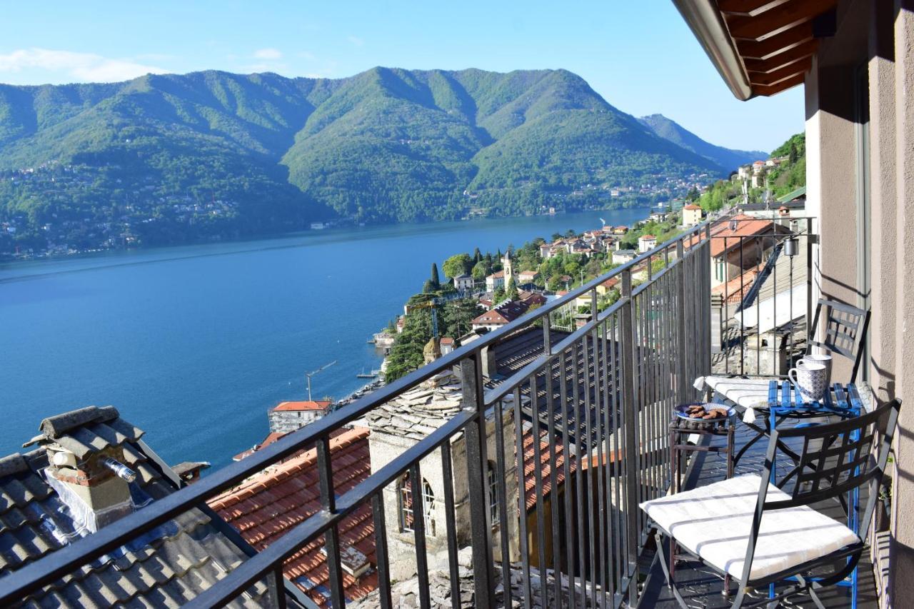 Romantic Home Stone With Amazing View Lake Of Como And Oleandra Лальйо Екстер'єр фото